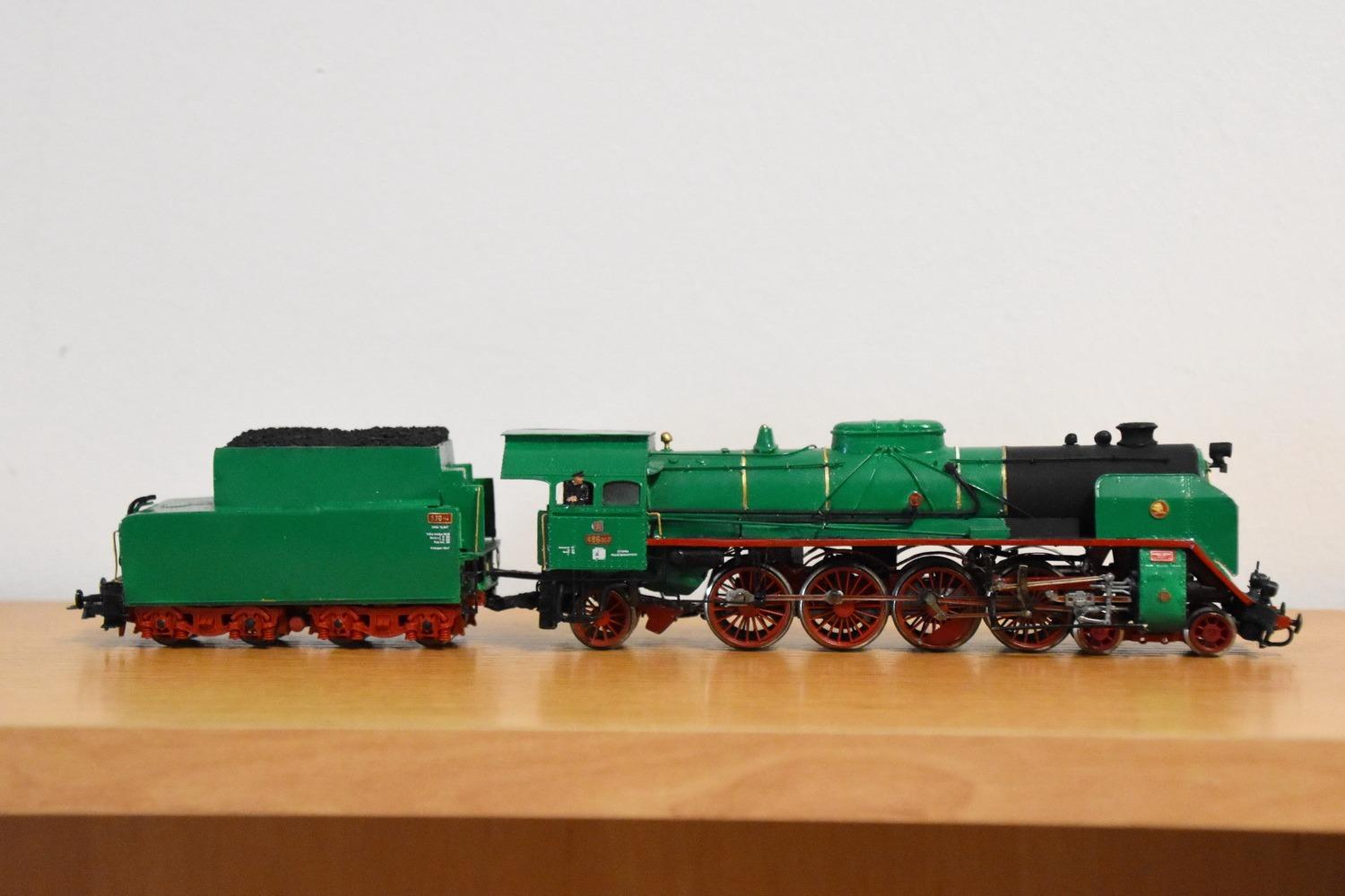 Parní Lokomotiva 486.007 ČSD (HO)