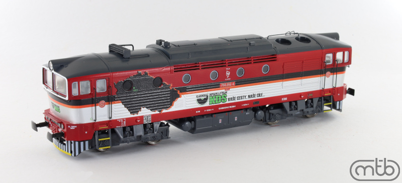 MTB Diesel-elektrická lokomotiva řady 750 KDS HO