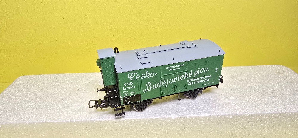 Pivní vagón Česko Budejovické pivo ČSD (HO)