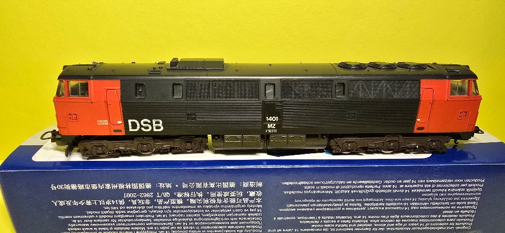Dieselová lokomotiva 1401 drah DSB (HO)