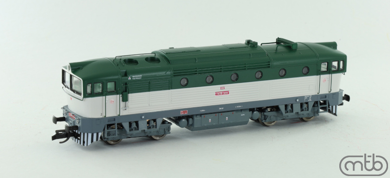 MTB Diesel-elektrická lokomotiva řady (ex. T478.3) ČSD TT