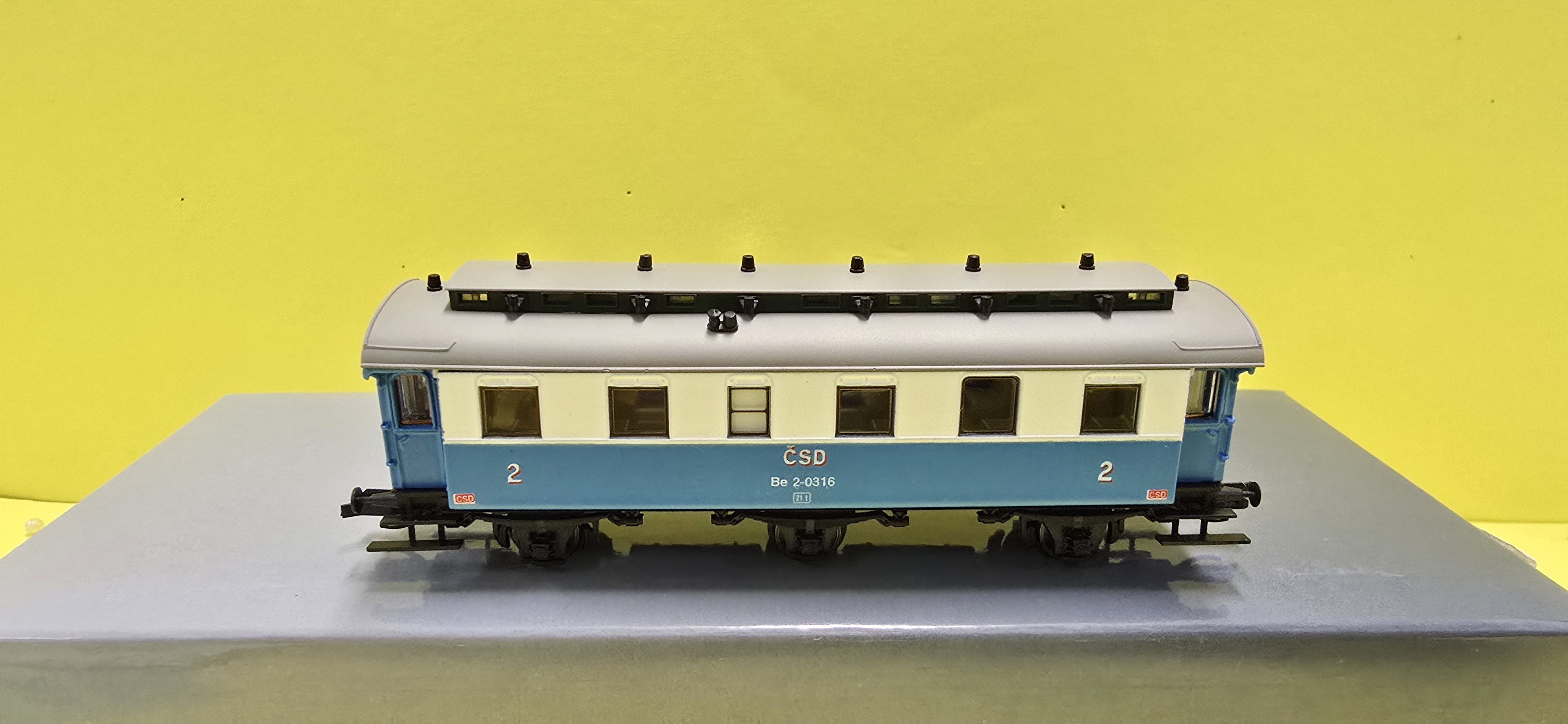 Limit edice osobní vůz ČSD v modré barvě TT