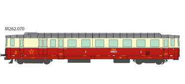 Model motorového vozu řady ( M262.070) ČSD HO