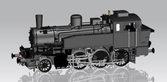 50750 PIKO - Parní lokomotiva BR 335.1, DCC se zvukem