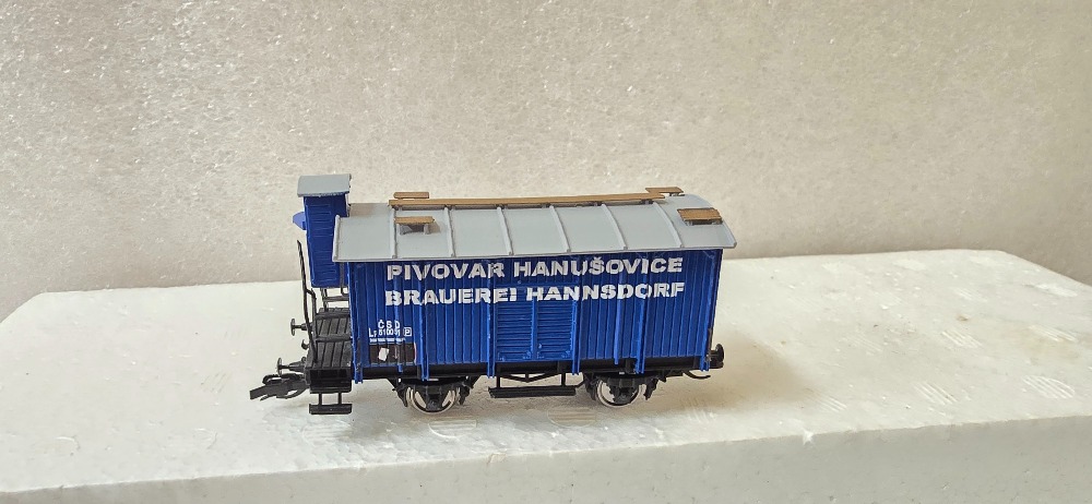 Maloseiový pivní vůz Hanušovice ČSD TT