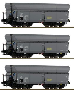 6600325 Roco - 3- dílný set výsypných vozů Fads/Wap