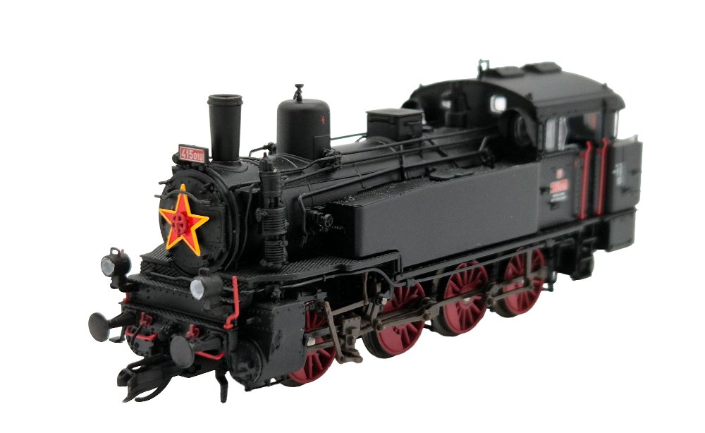 Saxonia Modellbau 120170  Parní lokomotiva řady 415.010 CSD - DCC se zvukem TT