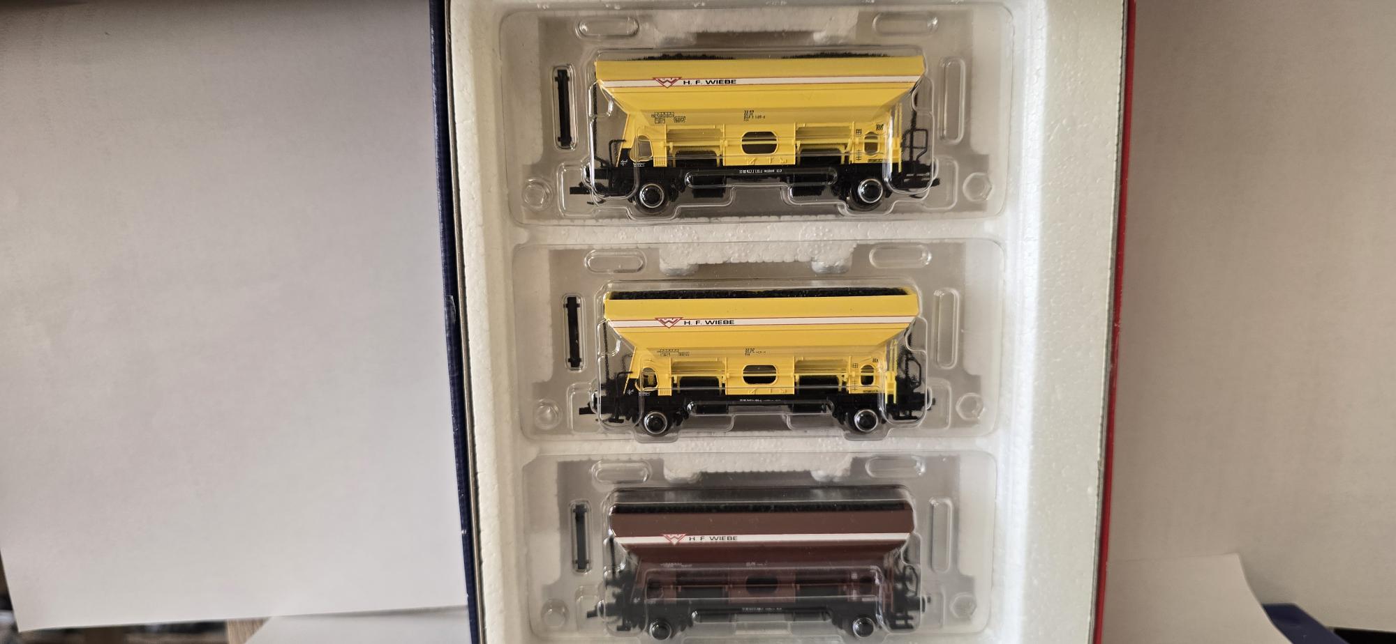 Tillig 500582 set 3 vozů Fcs H.F. Wiebe TT