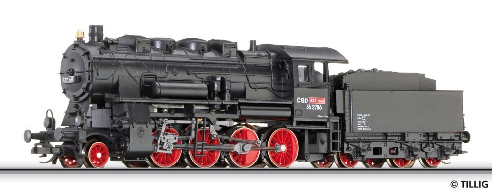 502572 Tillig TT Bahn - Parní lokomotiva řady 437 ČSD TT (ex. 02162)