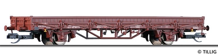 502565 Tillig TT Bahn - Nízkostěnný vůz Ks ČSD  (ex. 14759 bez nákladu)