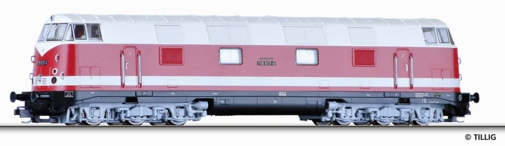 502585 Tillig TT Bahn - Dieselová lokomotiva BR 118 617-0 (ex. 02693)