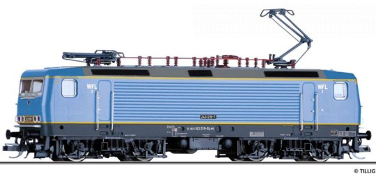 04352 Tillig TT Bahn - Elektrická lokomotiva řady 243 019-7 "Wedler Franz Logistik GmbH & Co. KG"