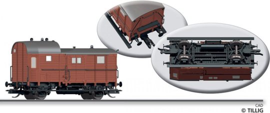 95902 Tillig TT Bahn - Zavazadlový vůz Pg