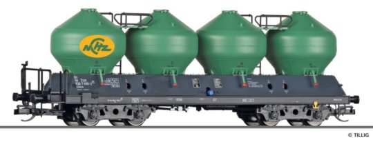 15863 Tillig TT Bahn - Vůz na přepravu cementu Uacs "Novácké chemické závody a.s."