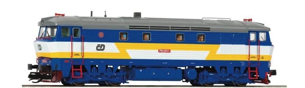 7380039 Roco - Dieselová lokomotiva řady 751 372-4  TT