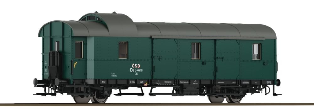 6280077 Roco - Zavazadlový vůz Dd (ex Pwi-29) TT