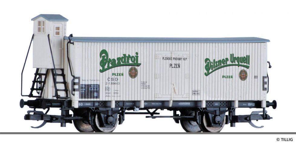 Tillig 502752 Limitovaný exkluzivní model chladícího vozu Z Pilsener Urquell TT 